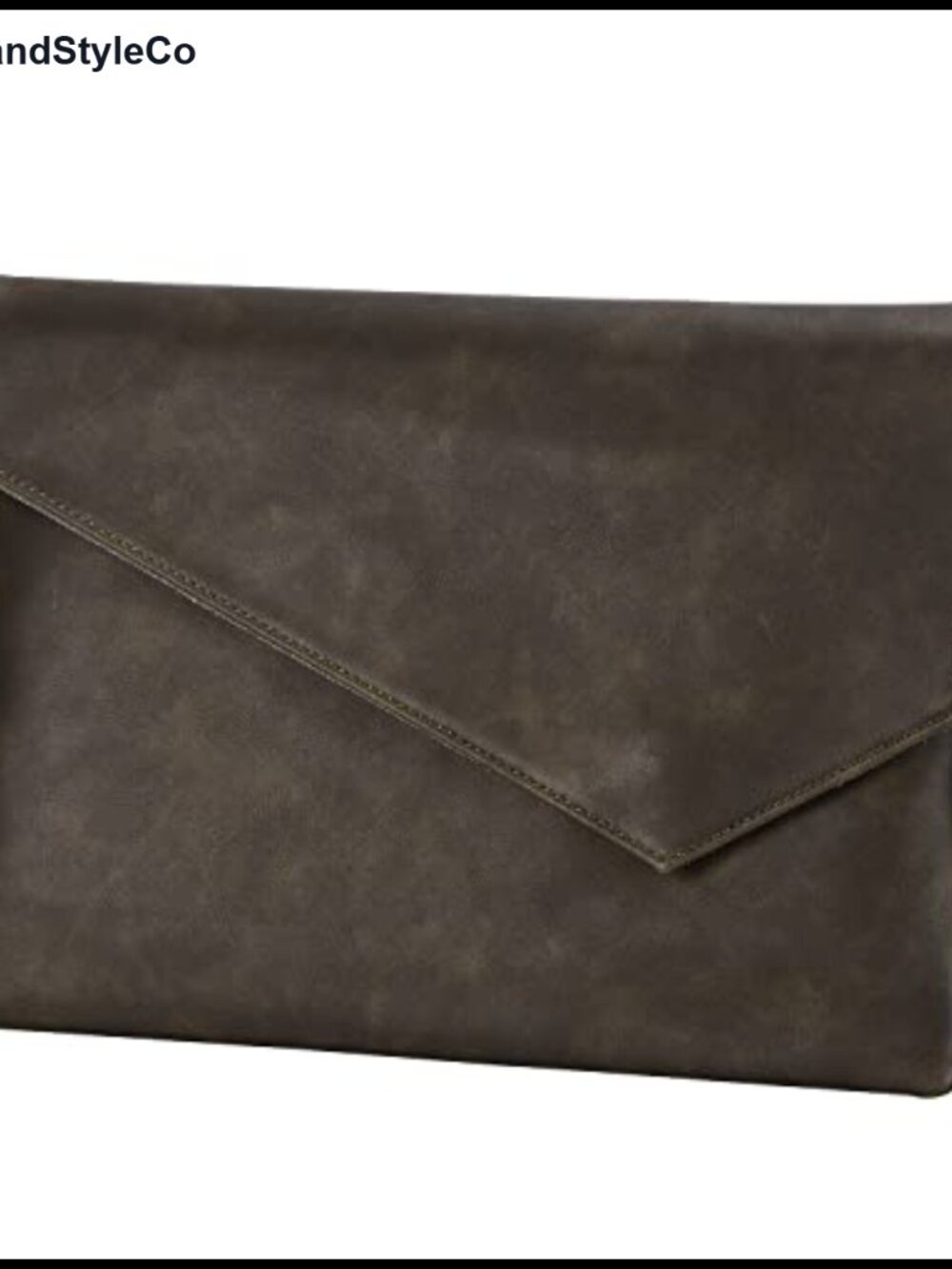 PU Leather Clutch A4 Envelope File Bag Document Organizer